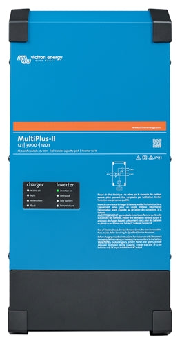Victron Energy MultiPlus-II 12/3000/120-50 > 3000 Watt 50A MultiPlus-II Inverter & Charger - 12V DC & 2x 120V AC