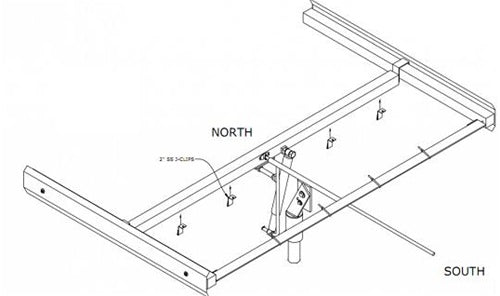 Zomeworks Extra J Clips for Universal Track Rack